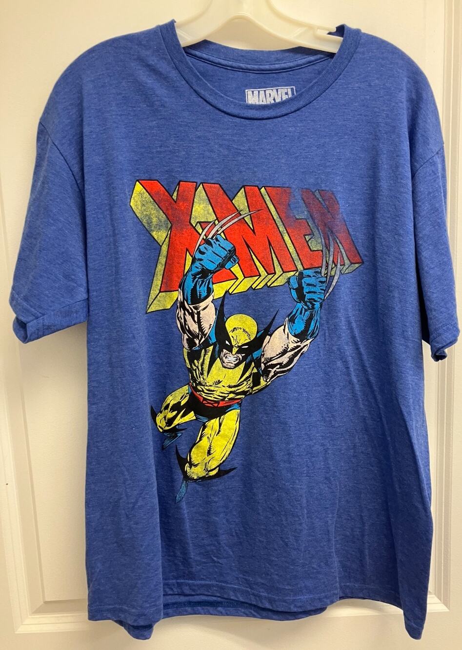 X-men Wolverine Distressed Size L T-shirt Marvel NOC2724